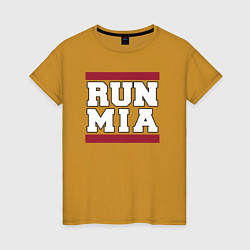 Женская футболка Run Miami Heat