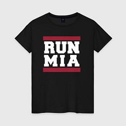 Женская футболка Run Miami Heat