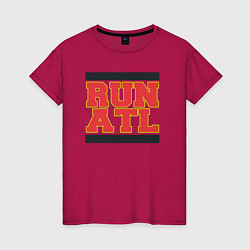Женская футболка Run Atlanta Hawks