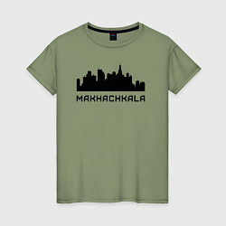 Женская футболка Makhachkala