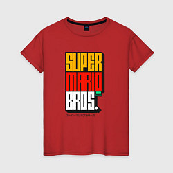 Женская футболка Братья Супер Марио The Super Mario Bros