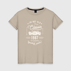 Женская футболка Я классический 1987
