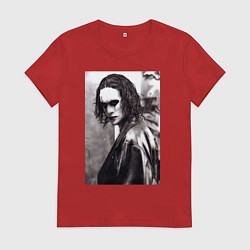 Футболка хлопковая женская Брендон Ли, цвет: красный