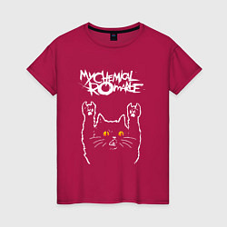 Женская футболка My Chemical Romance rock cat