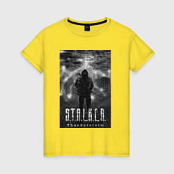 Женская футболка Stalker thunderstorm