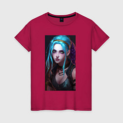 Женская футболка Fantasy Jinx Arcane League of Legends