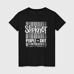 Женская футболка Slipknot bar code