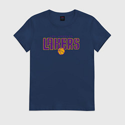 Женская футболка Team Lakers