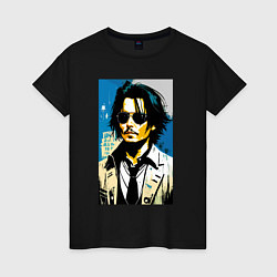 Женская футболка Johnny Depp -celebrity
