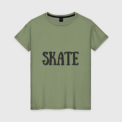 Женская футболка Skate