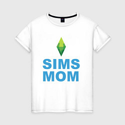 Женская футболка Мама сима