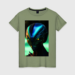 Женская футболка Пришелец UFO