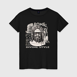 Женская футболка Римский Бог на стиле