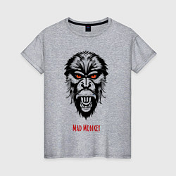 Женская футболка Mad monkey