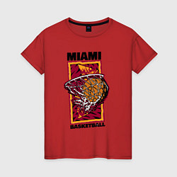 Женская футболка Miami Heat shot