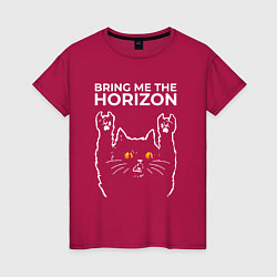 Женская футболка Bring Me the Horizon rock cat