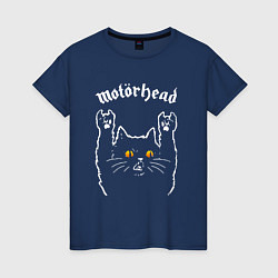 Женская футболка Motorhead rock cat