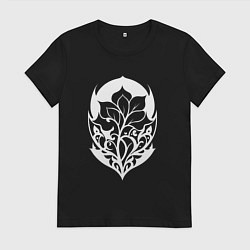 Женская футболка Белый цветок