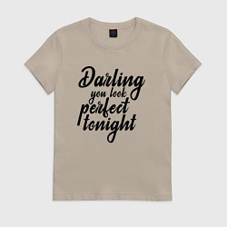 Женская футболка Ed Sheeran Perfect Lyrics