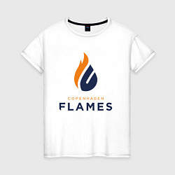 Женская футболка Copenhagen Flames лого