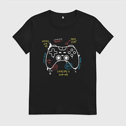 Женская футболка Геймпад