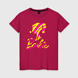 Женская футболка Барби и желтый леденец