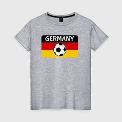 Женская футболка Football Germany