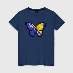 Женская футболка Бабочка Босния и Герцеговина