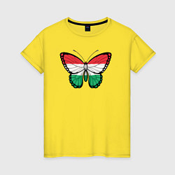 Женская футболка Бабочка Венгрия