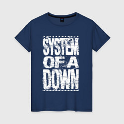 Женская футболка System of a down - stencil