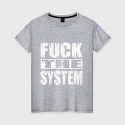 Женская футболка SoD - f**k the system