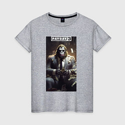 Женская футболка Payday 3 gorilla