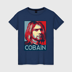 Женская футболка Nirvana - Kurt Cobain