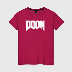 Женская футболка Doom nightmare mode