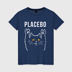 Женская футболка Placebo rock cat