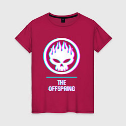 Женская футболка The Offspring glitch rock
