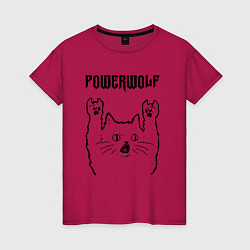 Женская футболка Powerwolf - rock cat