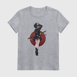 Женская футболка Аниме девочка онна-бугэйся