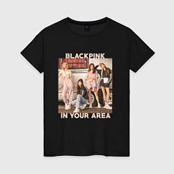 Женская футболка Blackpink Jennie Lisa Rose Jisoo