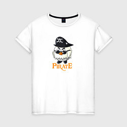 Женская футболка Chicken Gun: Пират