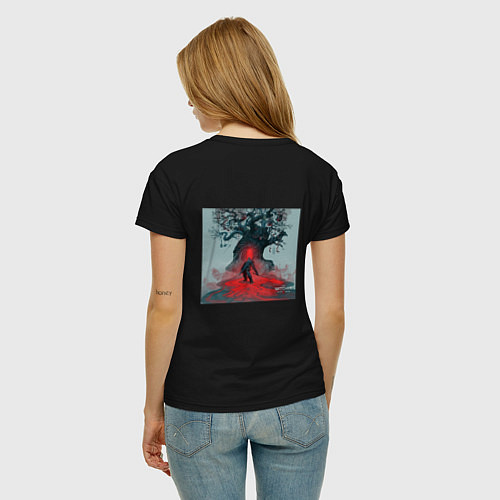 Женская футболка The Witcher Ведьмак / Черный – фото 4