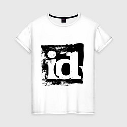 Женская футболка ID software logo