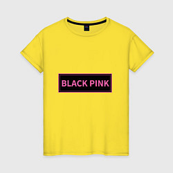 Женская футболка Логотип Блек Пинк