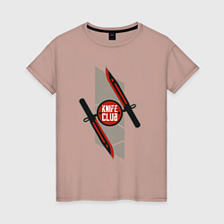 Женская футболка CS knife club
