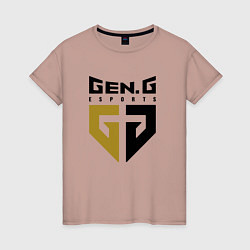 Женская футболка Gen G Esports лого
