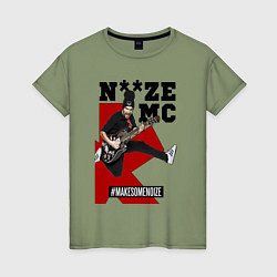Женская футболка Noize MC - guitarist