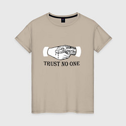 Женская футболка Trust nobody