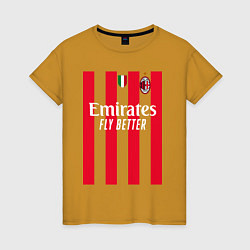 Женская футболка ФК Милан форма 2223 домашняя