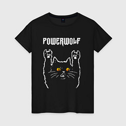 Женская футболка Powerwolf rock cat