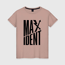 Женская футболка Maxident - black - stray kids
